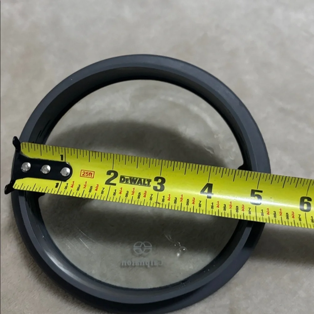 Calphalon Gray Silicone and Glass Cookware Lid